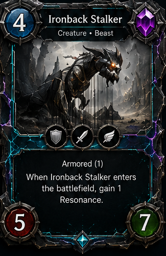 Ironback Stalker — Creature